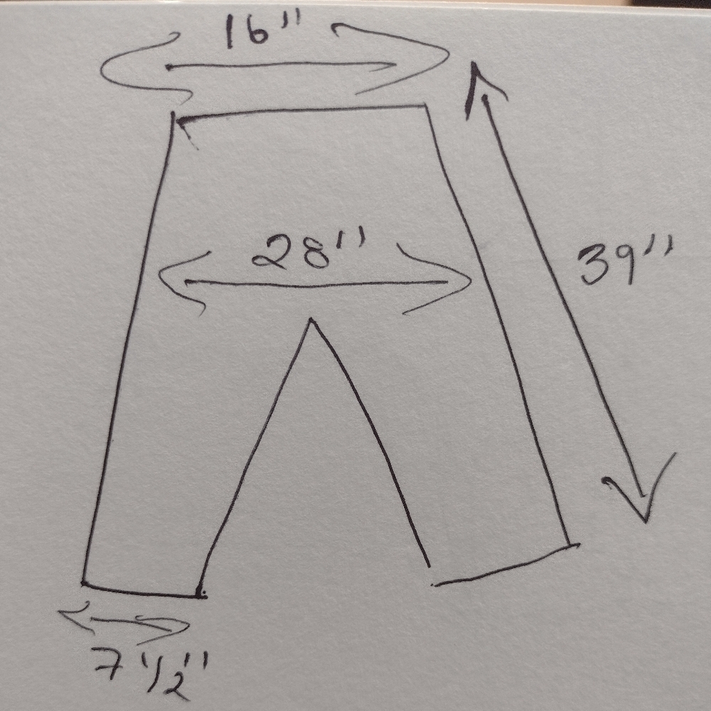 Maggie Sweet pants. Vintage pull on. Granny pants high rise. Size (1X) - Picture 8 of 9